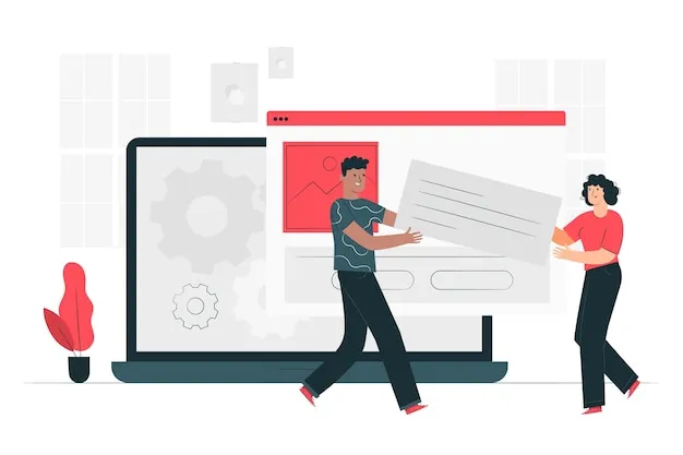 Creative web design and development process showcasing modern tools and techniques for building professional websites.