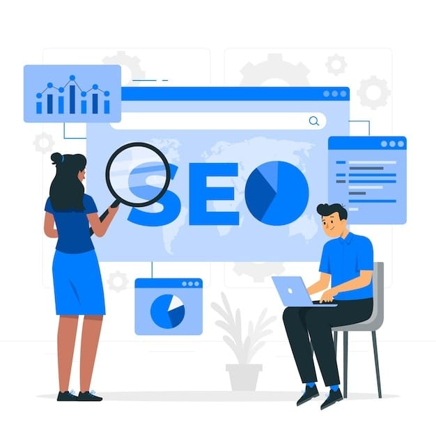 Website structure optimization for SEO illustration.