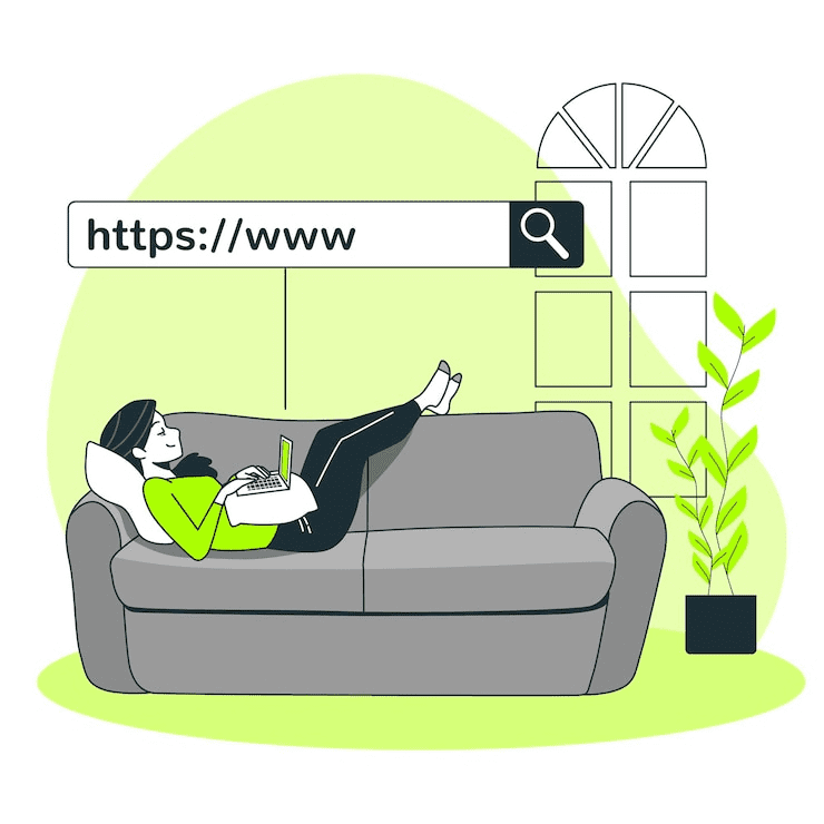 Illustration of SEO-friendly website code with schema markup.